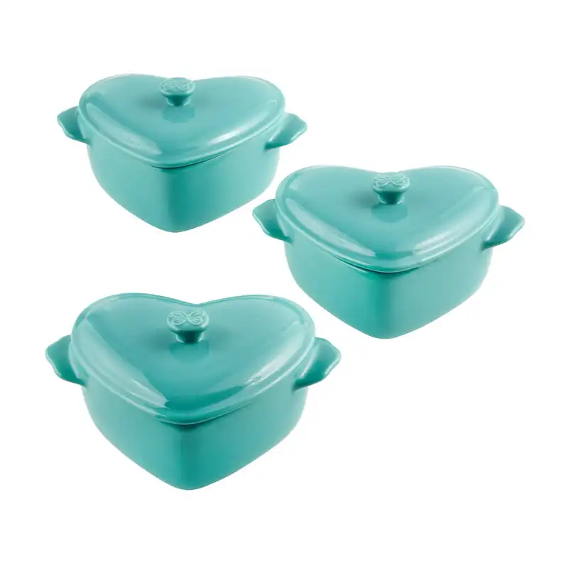 

Керамическая посуда для выпечки с крышкой, 6,45 дюйма