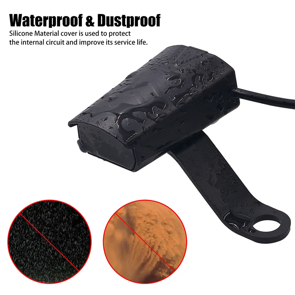 

Motorcycle USB Charger Motorbike Plastic Power Adapter Socket USB Charger