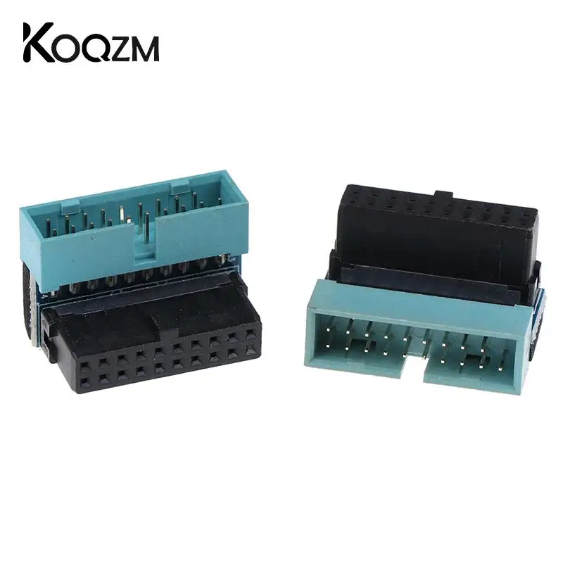 

1Pc 20pin USB 3.0 Male to Female Extension Adapter Up Down Angled 90 Degree