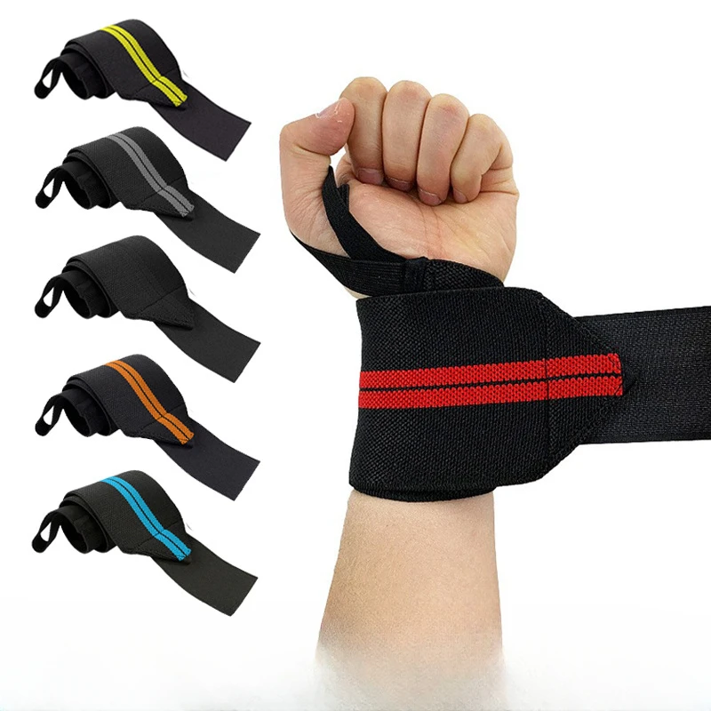 

2PC Adjustable Wrist Straps Men And Women Elastic Wristband and Wrist Fixers of Athletes Powerlifting Wrist Straps