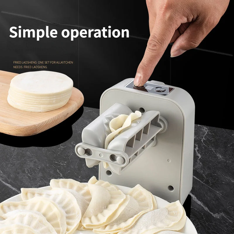 

New Full Automatic Dumpling Making Machine Household Electric Press Dumplings Kitchen Dumpling Pie Kitchen Making Accessories