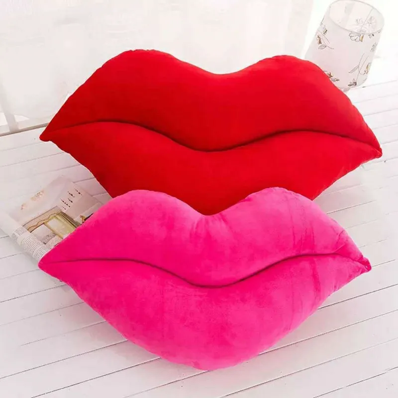 

Sexy Red Lips Big Lips pillow Cushion Lovely Creative New plush Toys Festival gift Cute pillow