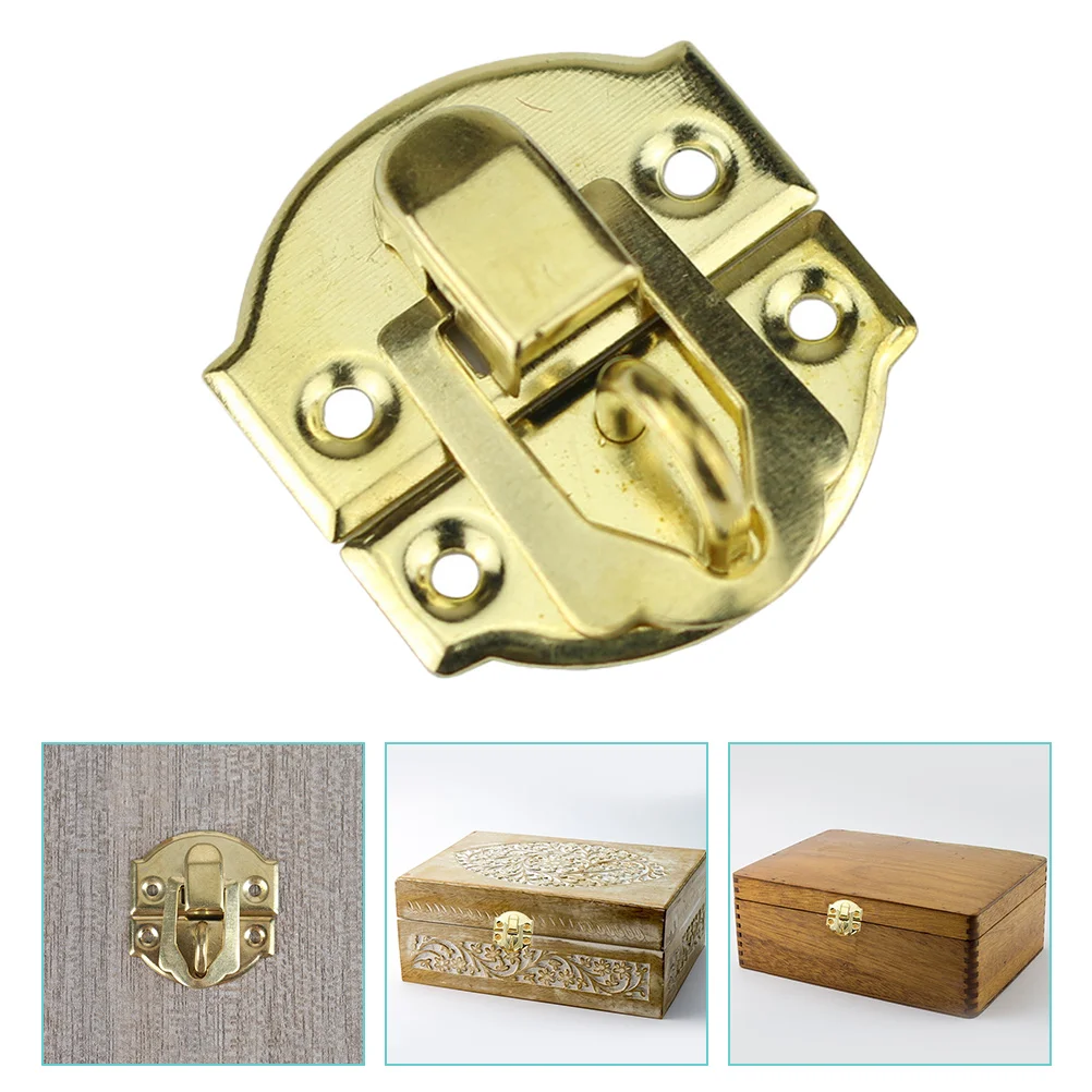 

30 Pcs Buckle Hasp Latch Cabinet Decor Wooden Case Latches Jewelry Box Hardware Drawer Hasps Ingot Iron