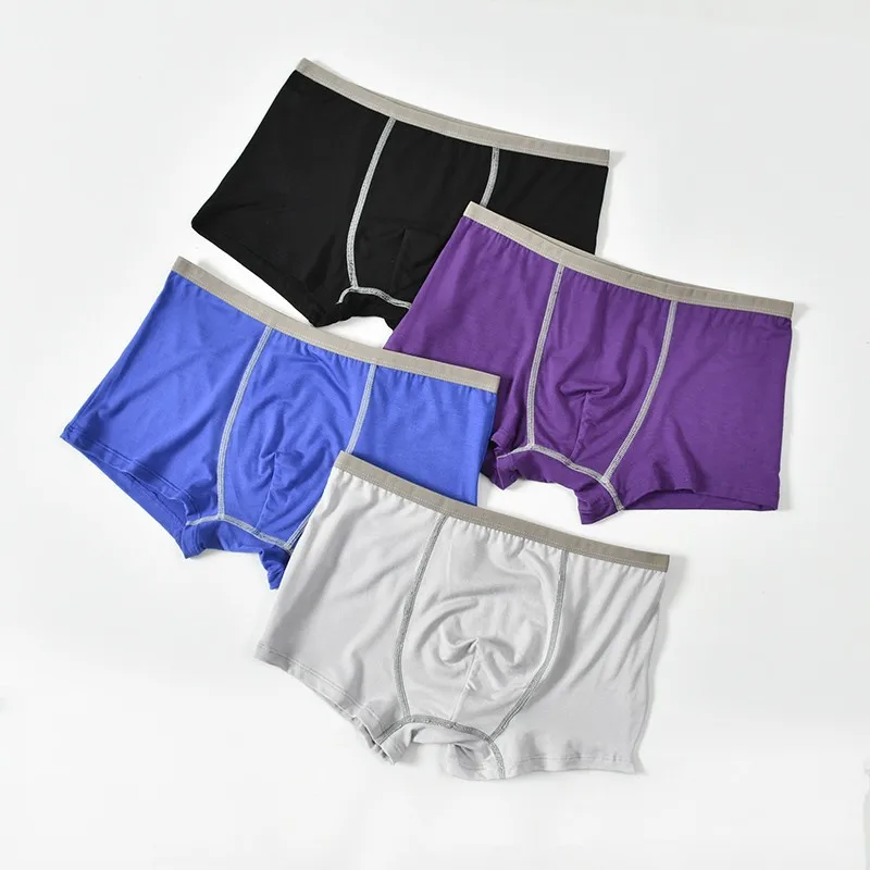 Комплект из 3 модальных нижнего белья мужские дышащие мягкие легкие бесшовные