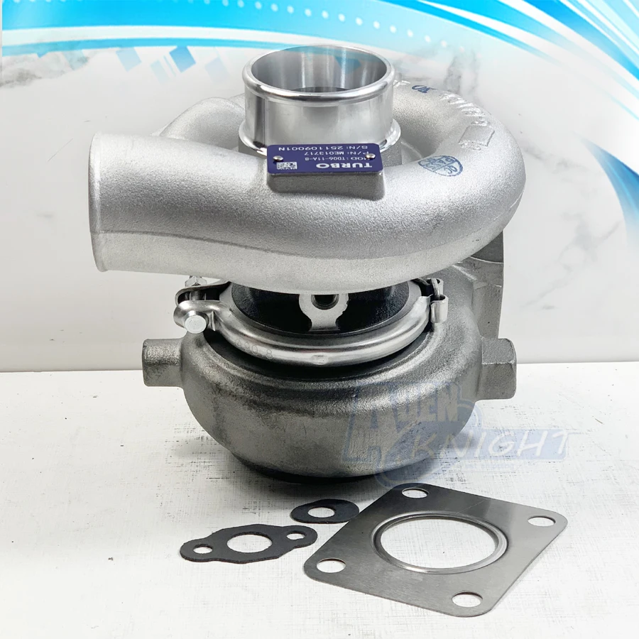 Фото Турбокомпрессор TD06 TD06-11A-8 49179-00220 ME013714 для Mitsubishi Fuso Canter LWK 4D31T 3.3L ME013717 49179-00210 №4