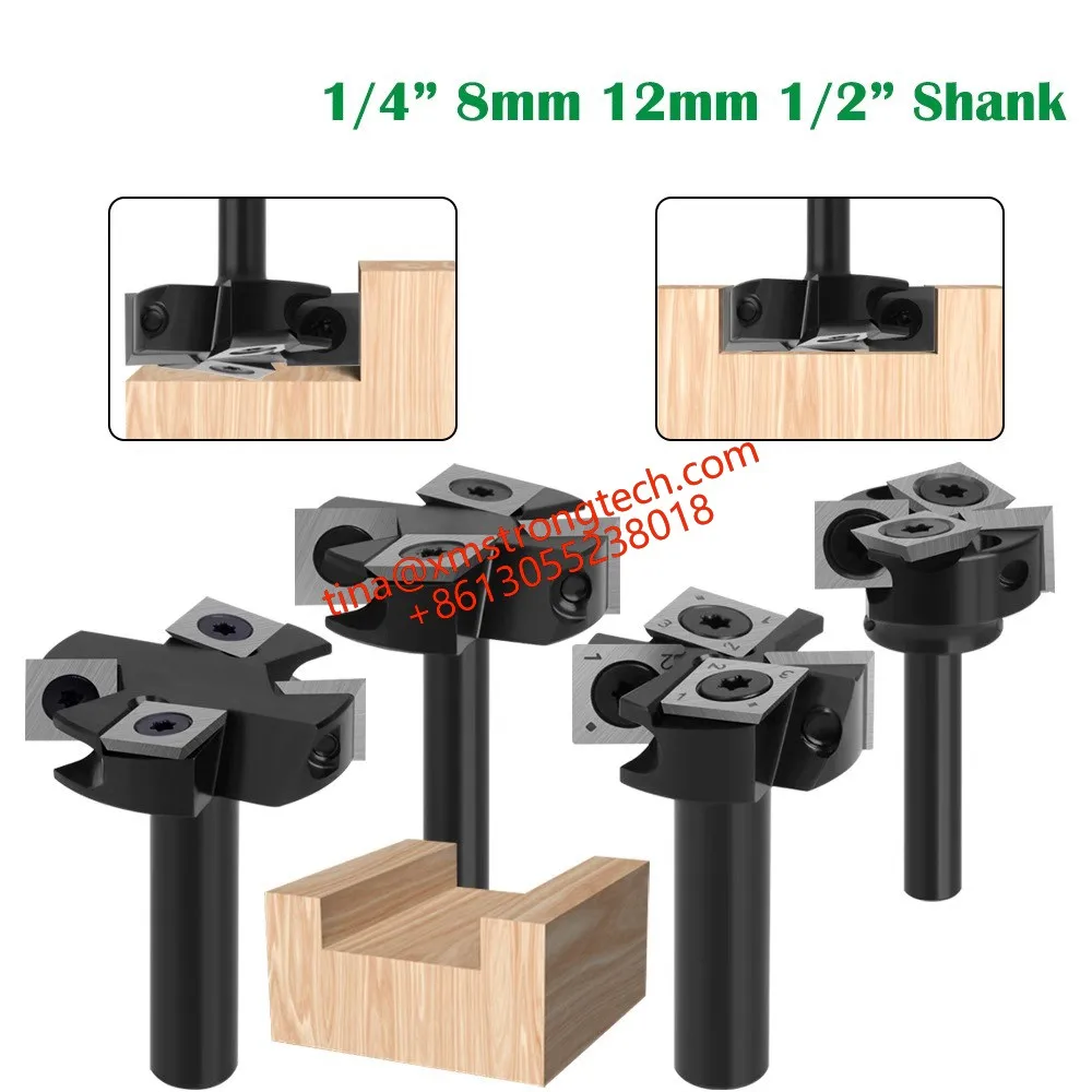 

LIVTER 4-х крыльев 6,35 8-х хвостовиков со съемным лезвием, деревообрабатывающий фрезерный станок