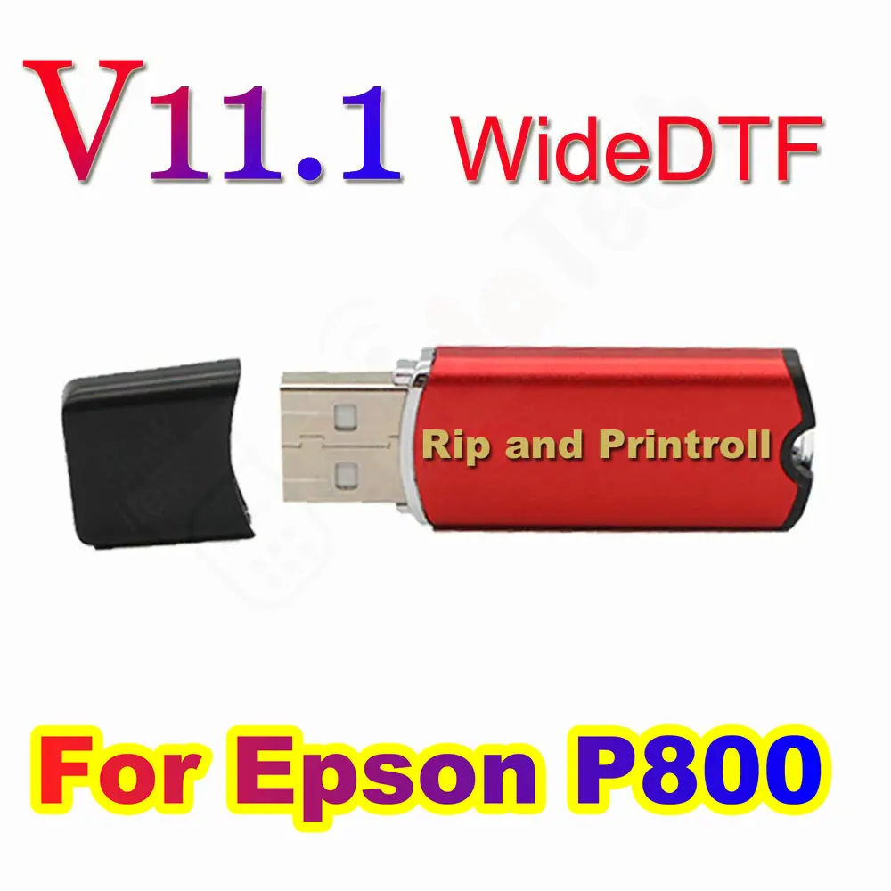 Widedtf Software Uv Rip Program For Epson P800 Version 11.1 Dtf Printer Wide Format License Key Uv Usb Print Printing Program