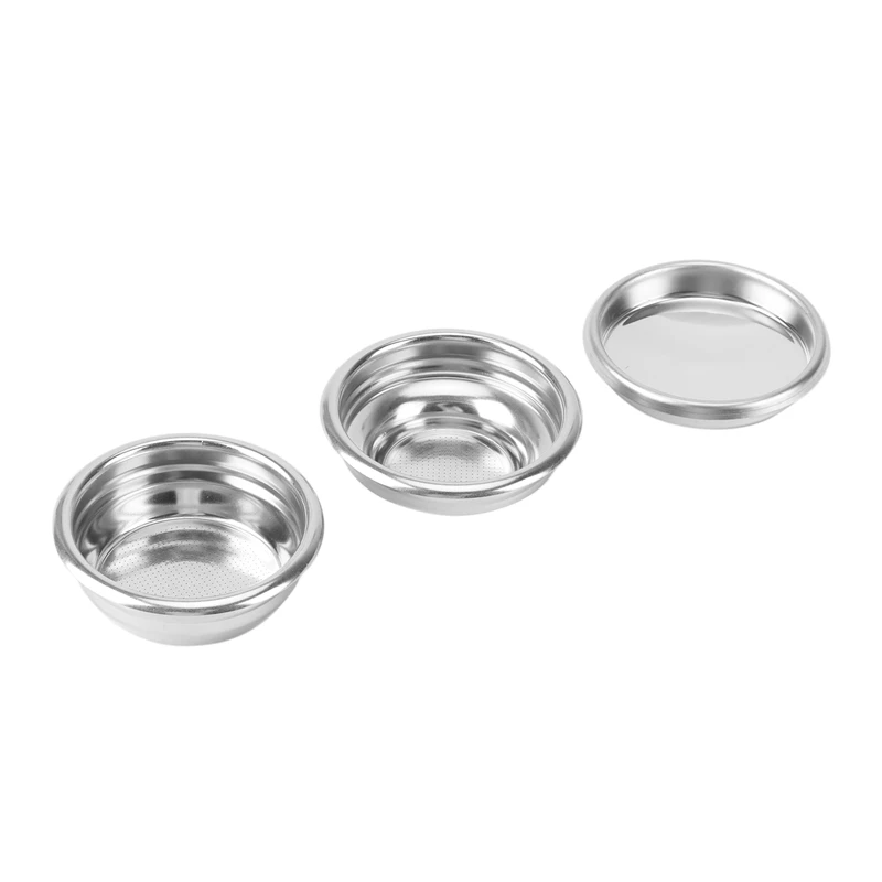 2 Set 58Mm Filter Basket Cup For Espresso Bottomless Portafilter Breville 9 Nuova La Marzocco E61 Gemilai