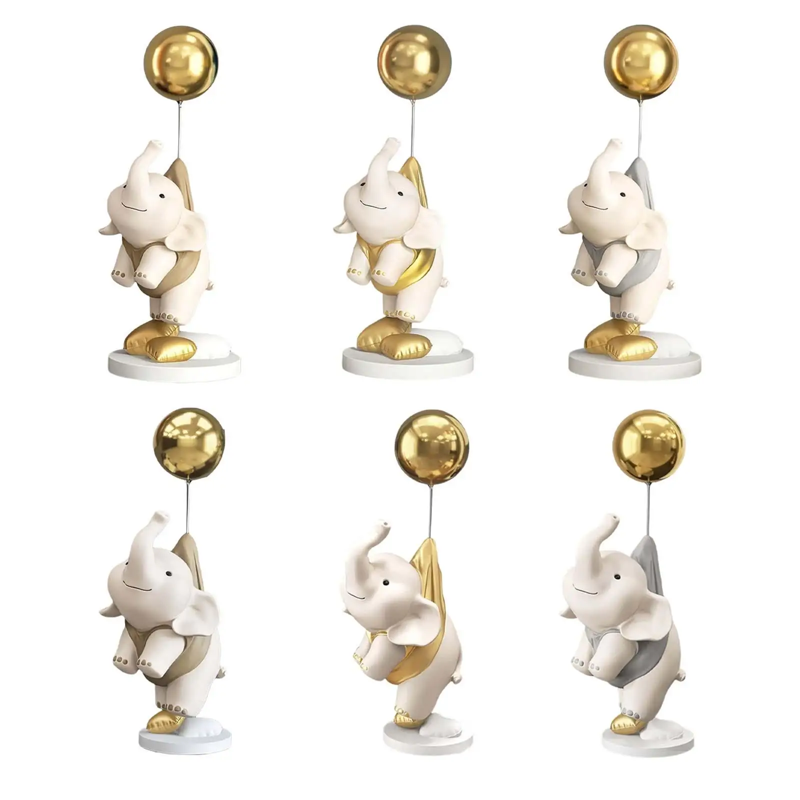 

Современные статуи слона, коллекционные скульптуры, искусственная фигурка, новоселье, свадебный подарок, настольное украшение