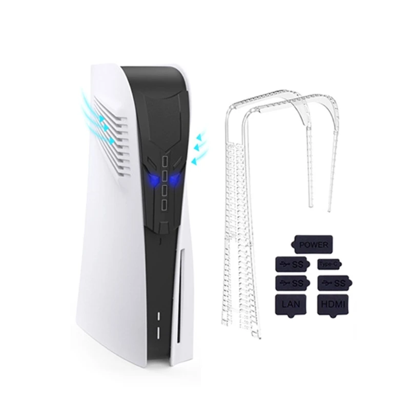 

Durable Game Console Hub Extender with 4 USBPort Host for Shell Dust Plug for