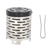 outdoor portable gases heater stoves heating cover mini heater cap stainless steel gas oven burner camping stove accessories