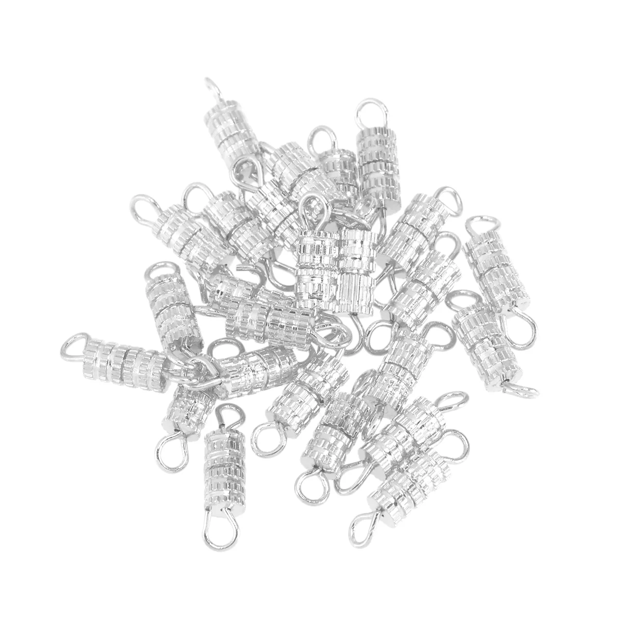 

20 PCS Barrel Screw Type Clasps Swivel Lobster Crafting Supplies Magnet Necklaces