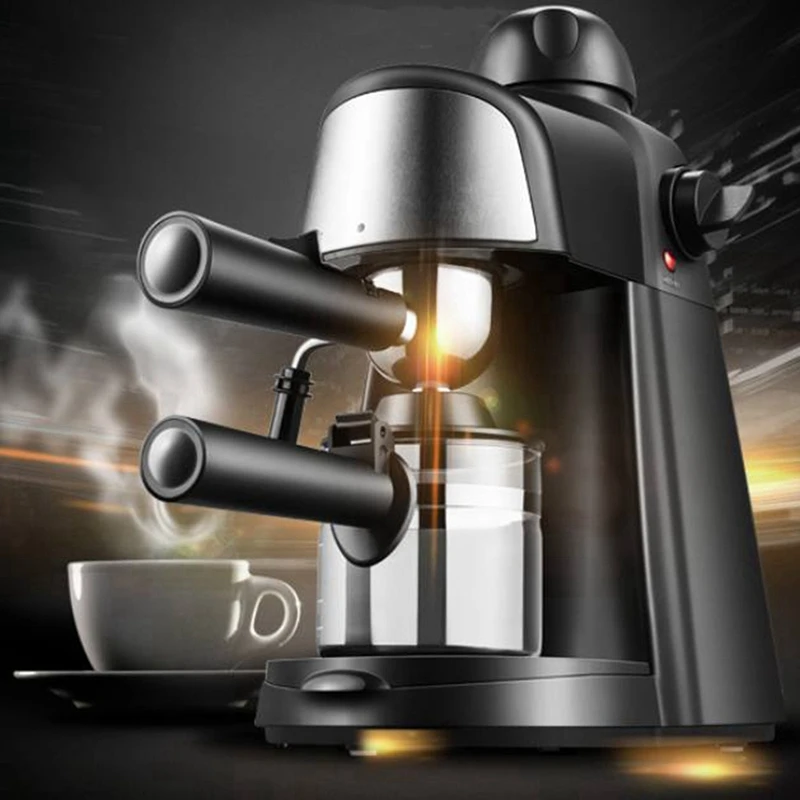 

240Ml 800W Household Espresso Machine Steam Milk Froth Small Mini Semi-Automatic Coffee Machine CM6810 EU Plug