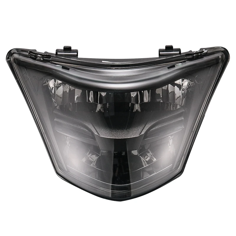 

Motorcycle Headlight Fairing 12V 35W LED Daytime Running Headlight Transparent Cover Dirt Bikes for Yamaha LC135 V1