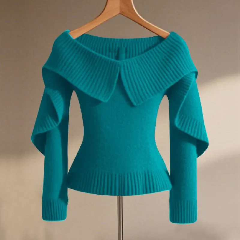 2024 весенне-осенний новый трикотаж в стиле ретро женский маленький Xiaoxiangfeng тонкий