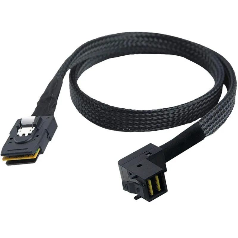 

Mini SAS HD 8643 90 ° Встроенный кабель для шасси сервера