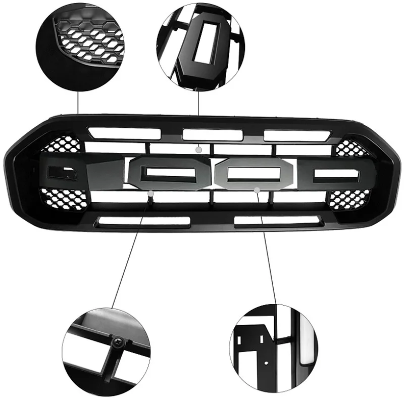Сетчатая Маска 5D передние грили для Ranger T7 T8 Xl Xlt Wildtrak Mk3 решетка гриля европейская