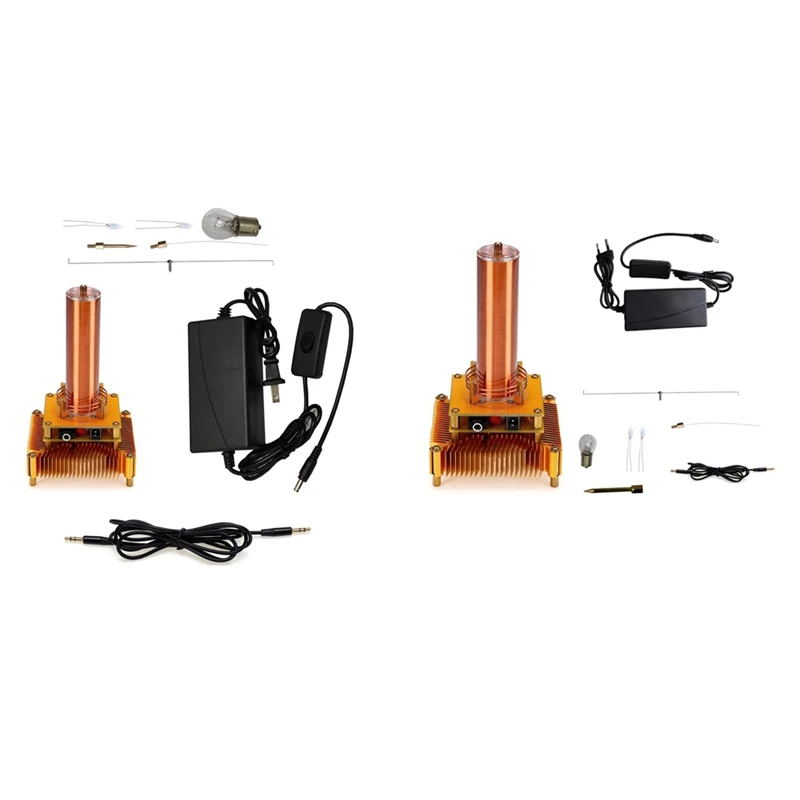 

Music Tesla Coil Acrylic Base Arc Plasma Loudspeaker Wireless Transmission Experiment Desktop Toy Model