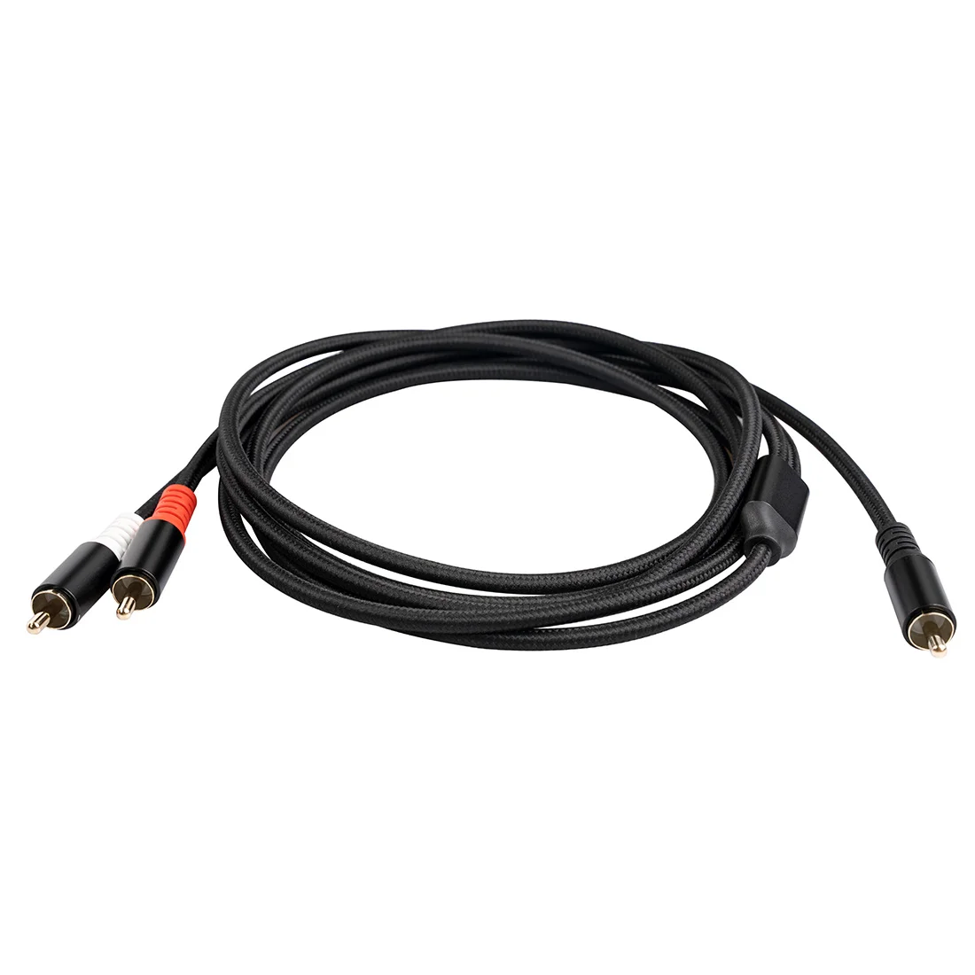 

RCA Y Adapter Cable Subwoofer Y Cable 1X RCA to 2X RAC Audio Cable 1 Rca to 2 Rca Power Amplifier Audio Cable,5 Meter