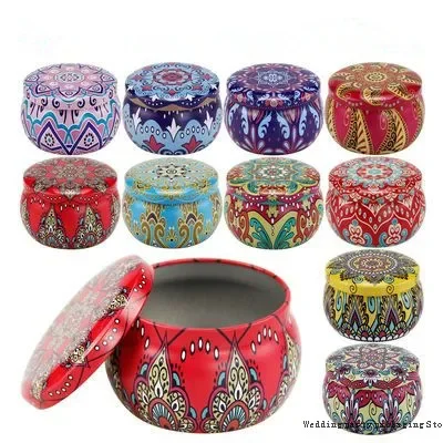 

Металлические банки для ароматических свечей 20 штук