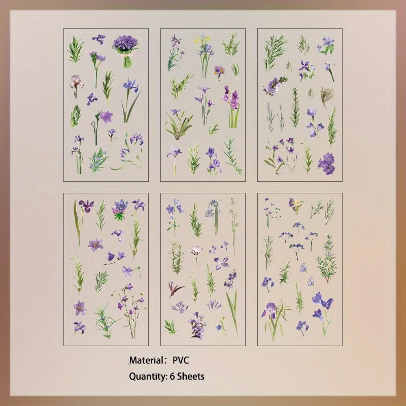 

MOHAMM наклейки для скрапбукинга растения и цветы