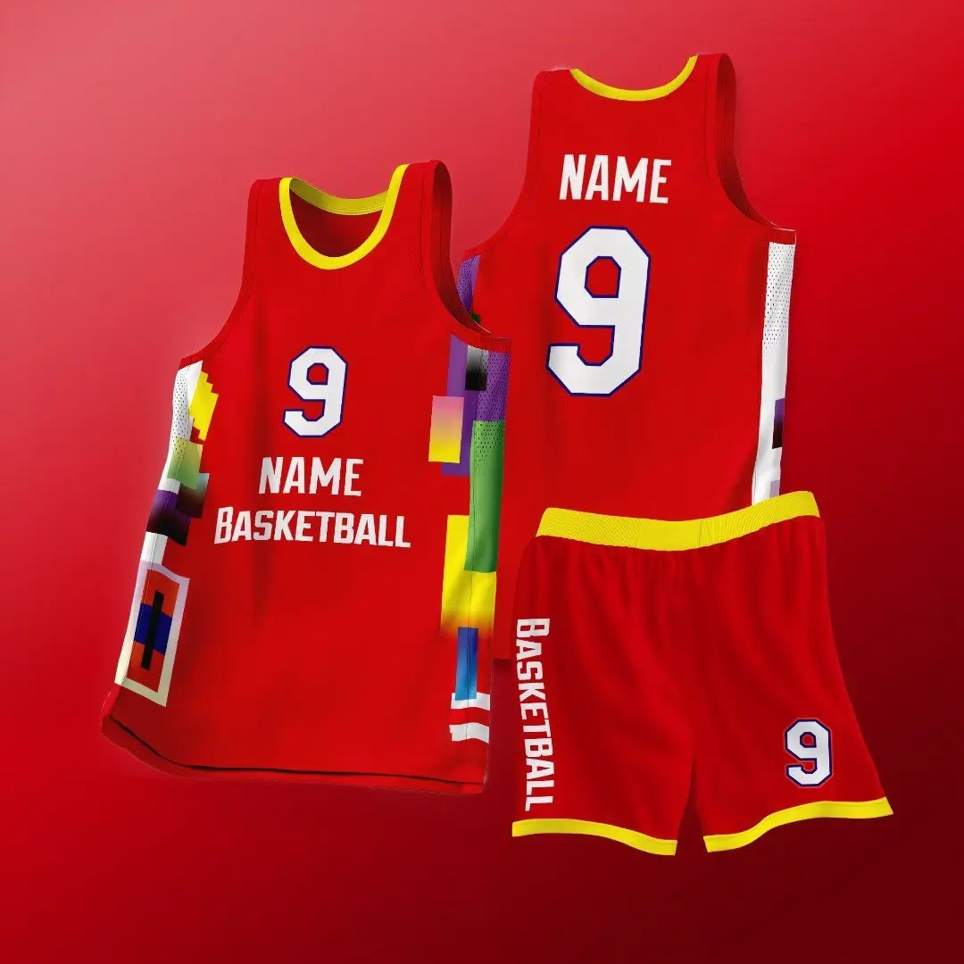 Men's Basketball Jersey Set Men Blank Basketball Uniform kids Adult Training Vest Shorts Children Sportswear