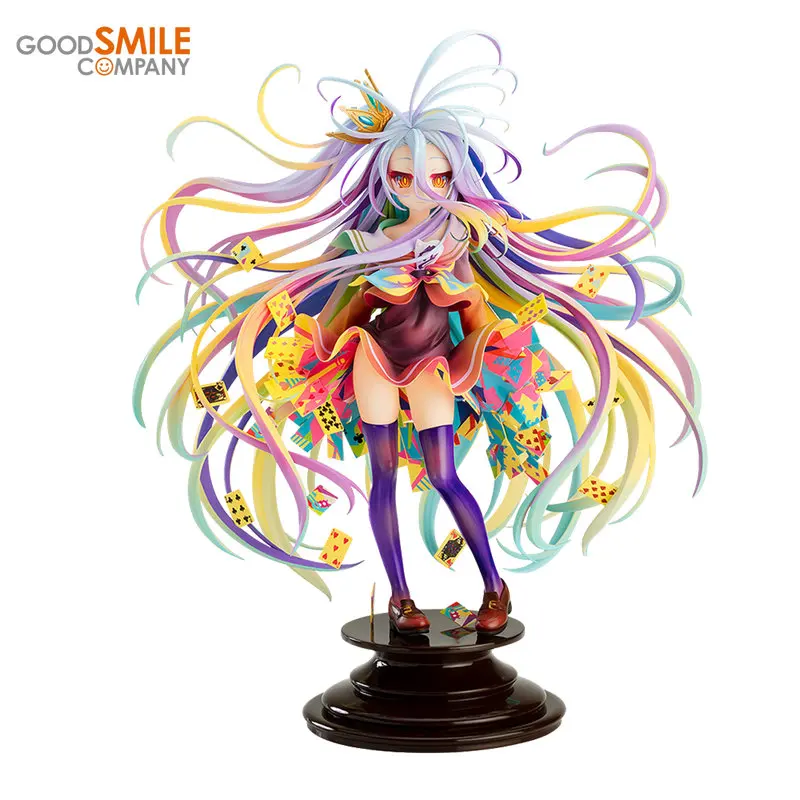 

GSC Original NO GAME NO LIFE Shiro Kamiya Yuu Art Works Action Figure Collectibles Model Toy Desktop Ornaments Pvc Model Toys