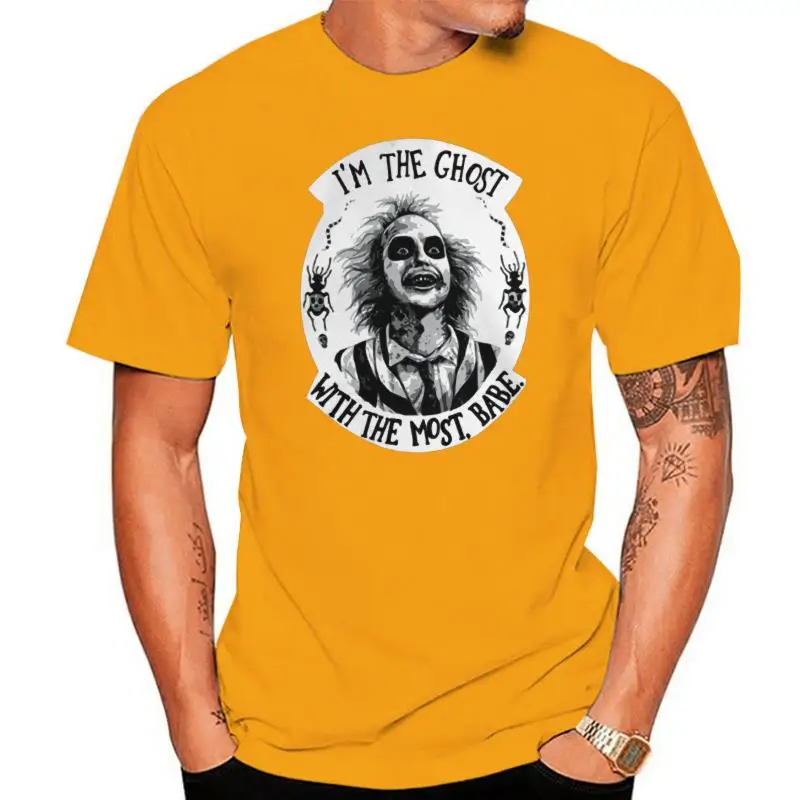 

Beetlejuice Fandom - I'm The Ghost With Most,Babe Novelty Tagless Tee T-Shirt Customized Mens T Shirt Lovely Printed Crewneck