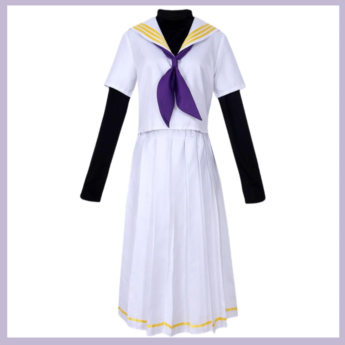 Костюм для косплея Kozeki Ui из аниме игры Синий архив парик с капюшоном пальто JK