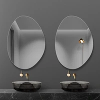 art makeup bathroom mirror wall mounted irregular hairdressing mirror aesthetic large espelho banheiro vanity accessories eb5jz