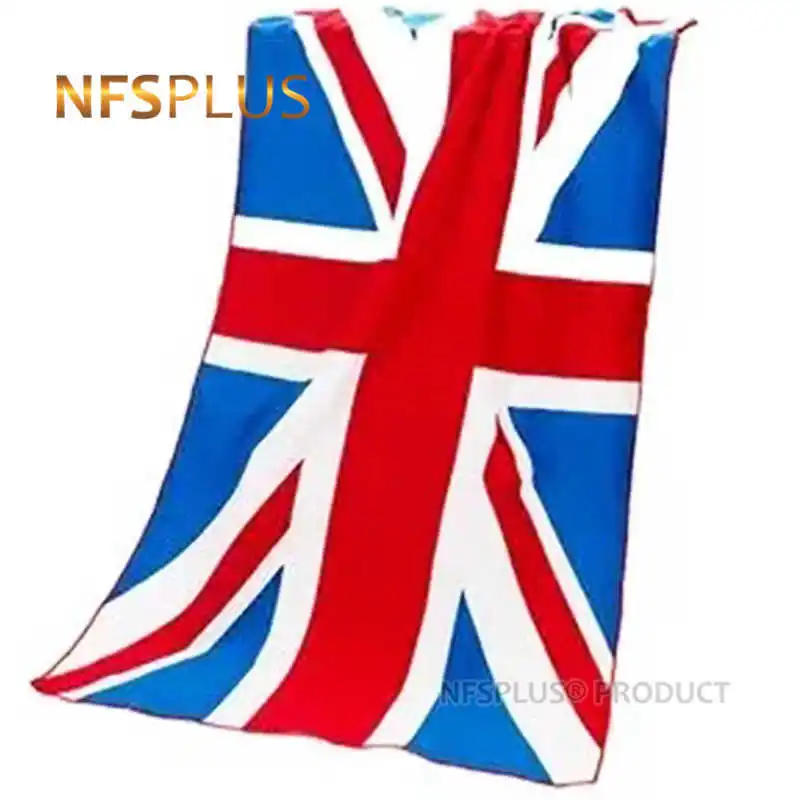

Quick Dry Microfiber Beach Towel British Flag UK Printed 70x150cm Super Soft Absorbent Travel Sport Bath Towels For Adults