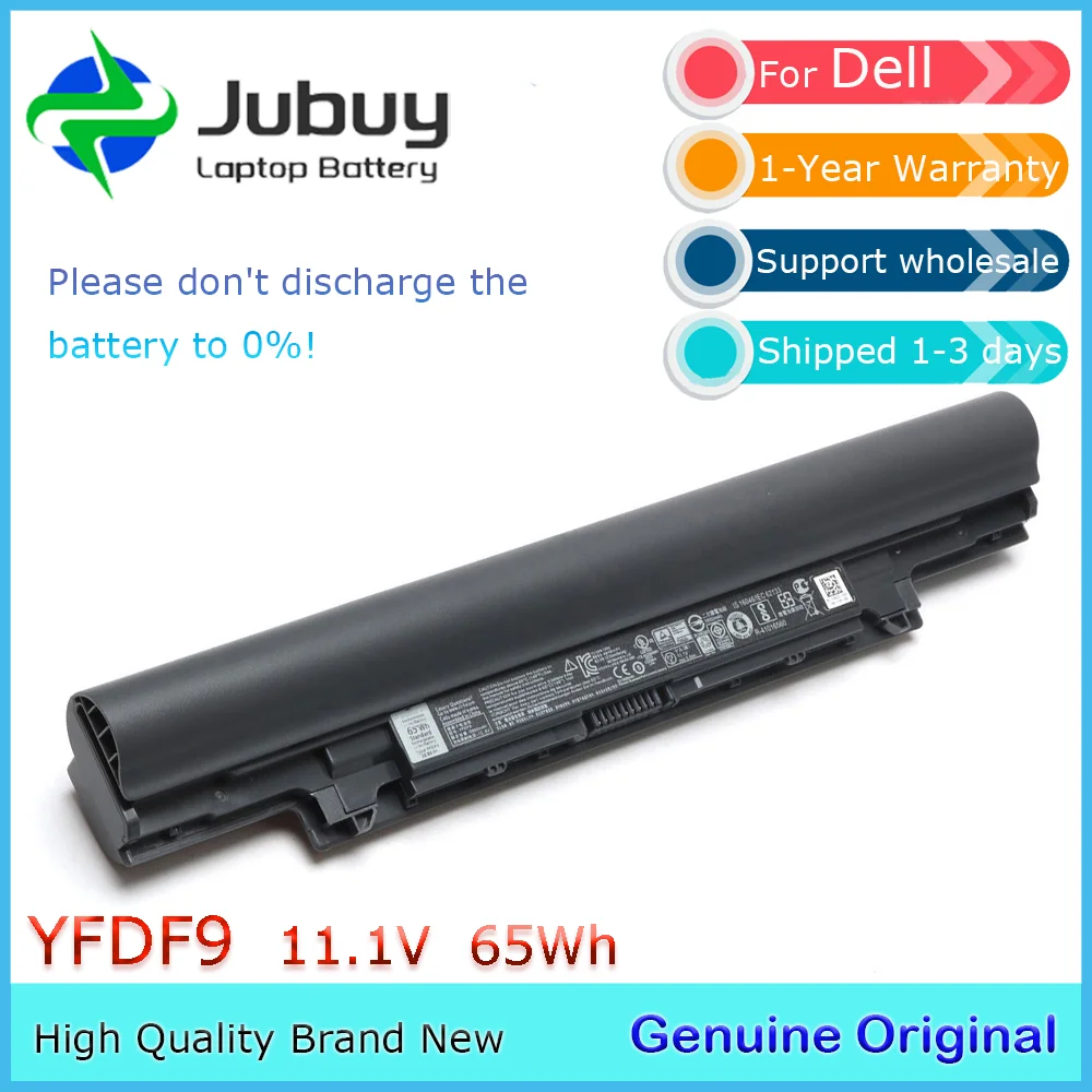 Оригинальный аккумулятор для ноутбука YFDF9 11 1 В 65 Втч Dell Latitude 3350 3340 E3340 E3350 V131 Gen 2 5MTD8
