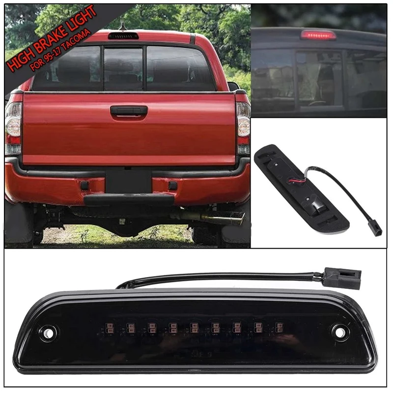 8157004030 Red Light Rear Third 3Rd Brake LED Light for Toyota Tacoma 1995-2017 Pickup Vehicle Styling Stop Signal Lamp