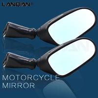 2pcs motorcycle accessories motorbike rearview mirror motorcycle mirror folding side mirrors for suzuki gsx600f 1998 2002gsx750f
