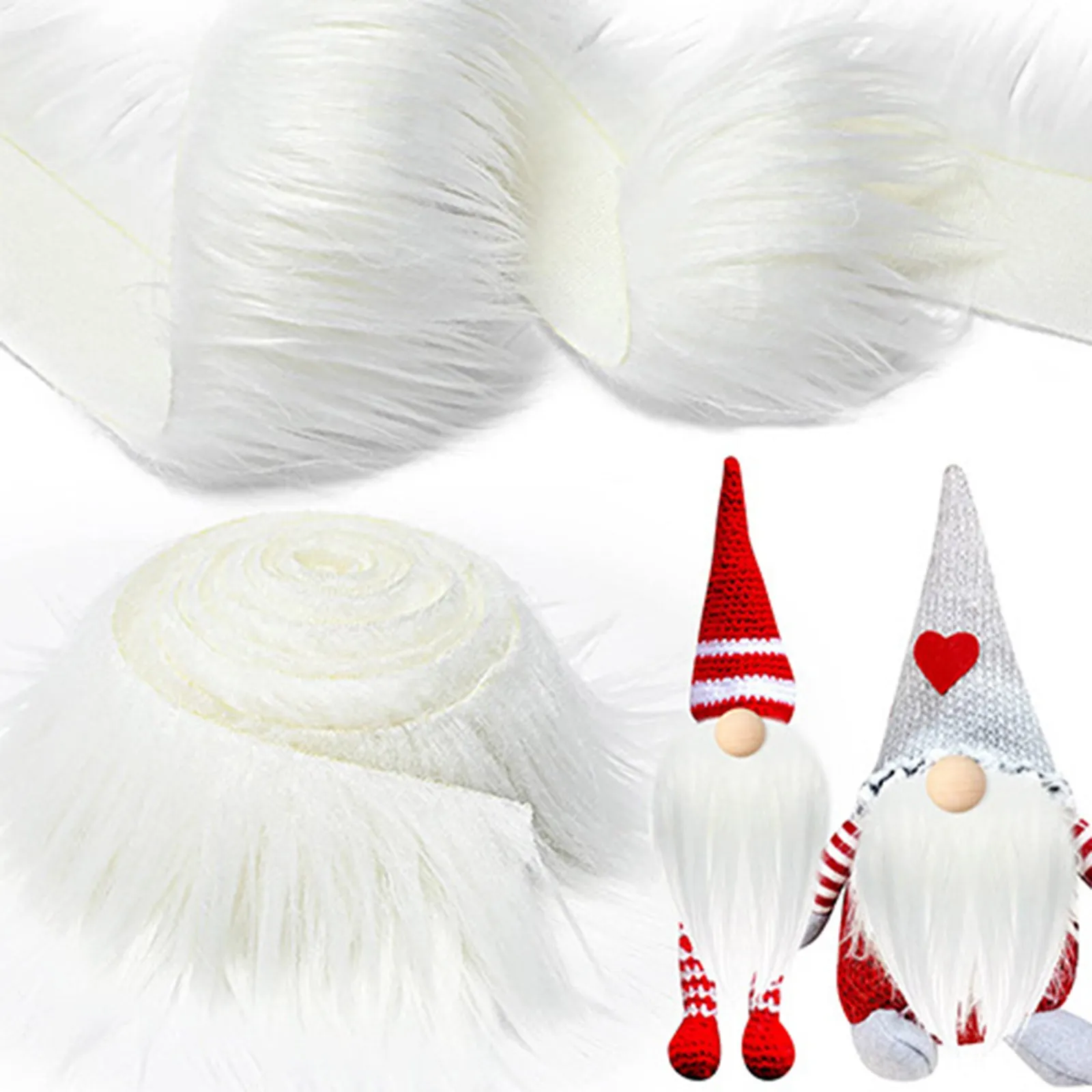 Пушистые Плюшевые Полоски Из Искусственного Материала Для Изготовления