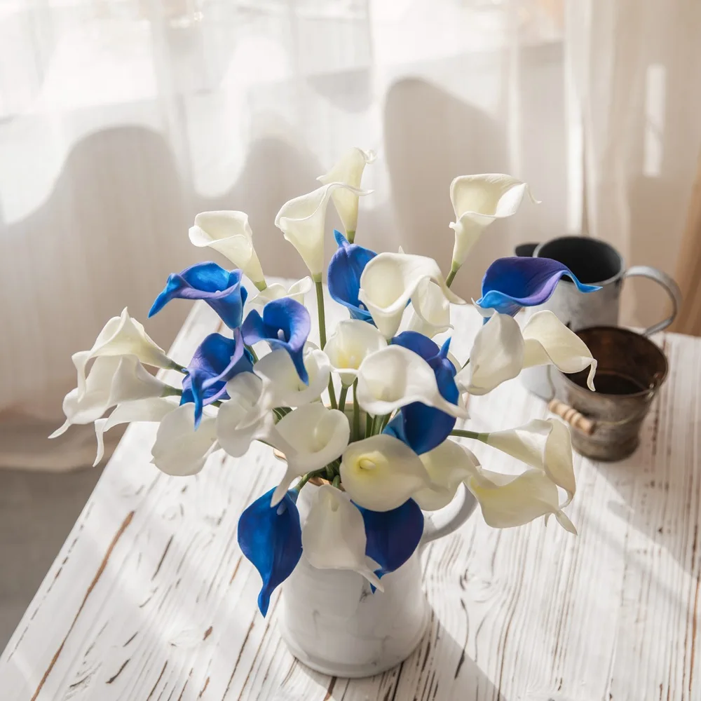 

5PCS 34.5cm DIY Calla Lily PE Foam Artificial Calla Lily For Wedding Party Calla Lily Decoration Photography Simulation Flower