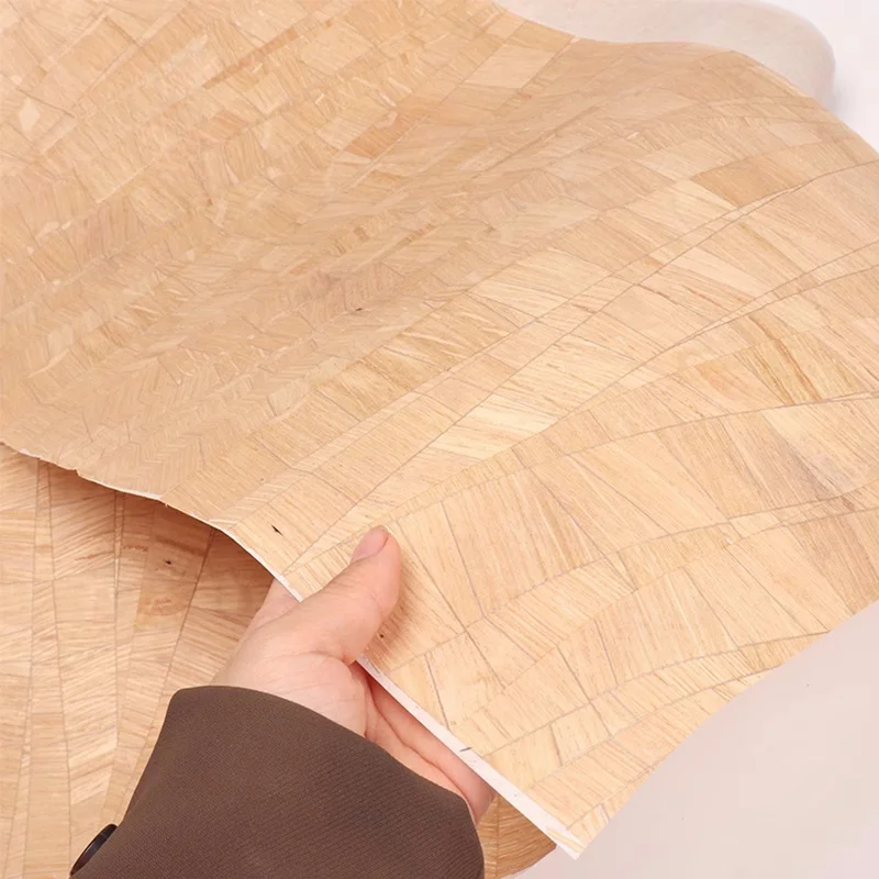 Плетеный шпон из натурального дерева дубовый паркетный для мебели подкладка