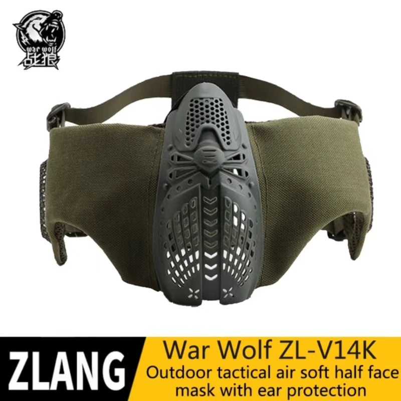 Маска паука на Хэллоуин защита ушей Забавная полумаска Праздничные и спортивные