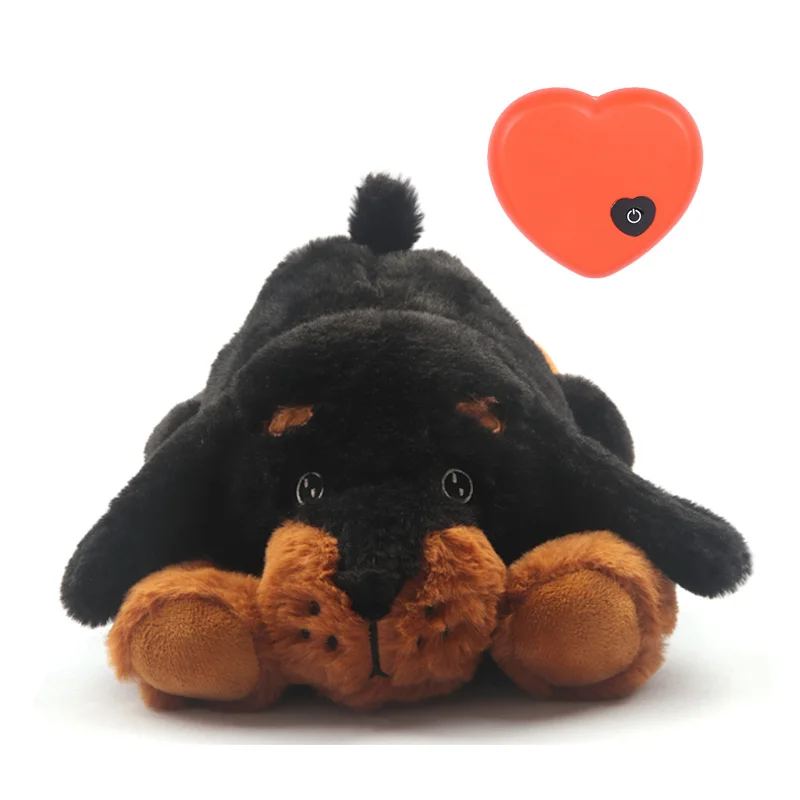 

Puppy Heartbeat Toy Dog Behavioral Training Aid Puppy Heartbeat Stuffed Animal Anxiety Relief Calming Sleep Aid for Dogs Cats