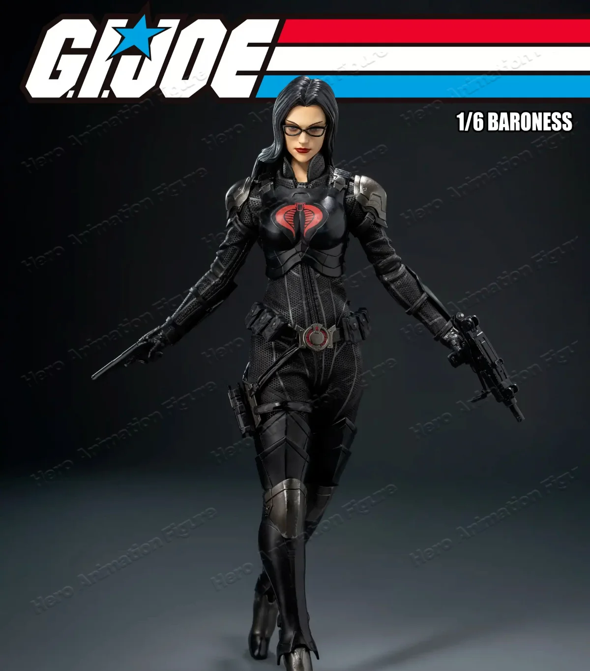В наличии [Оригинал] Threezero 3Z0350 FigZero G.I.JOE Baroness 16 Коллекционная фигурка-модель, игрушка, подарок (art.: 3920dc565ae93) - 3920dc565ae93