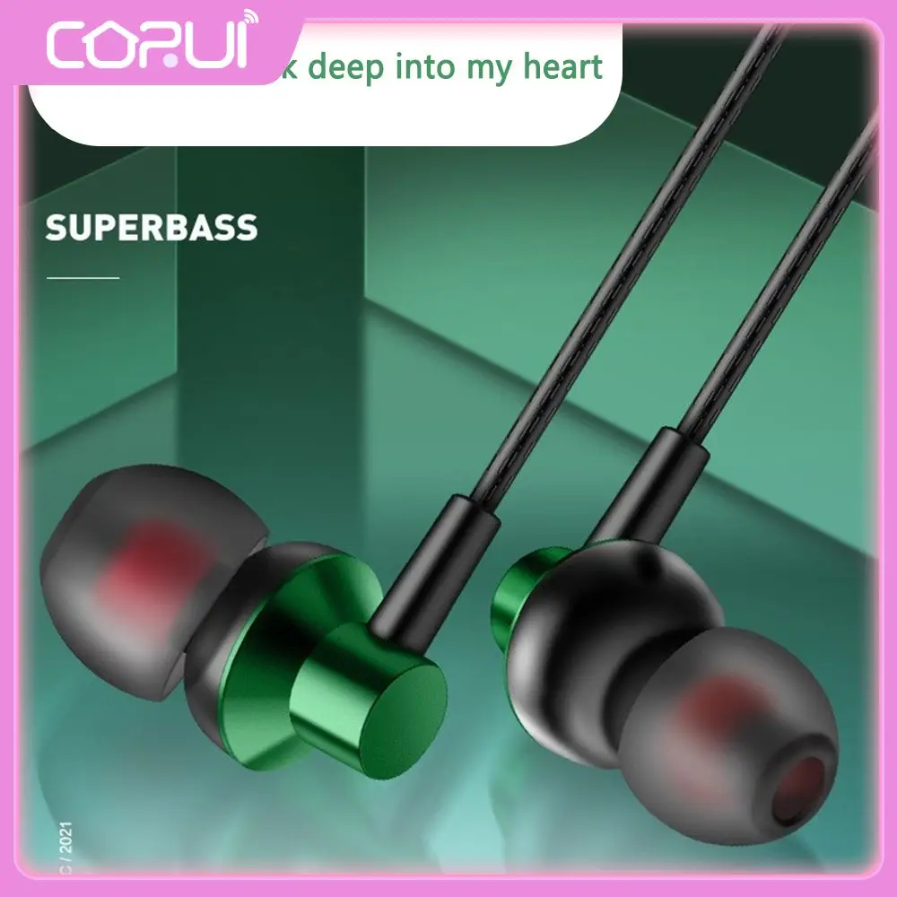 

Metal Adjustable Sport Earphones In-ear Earbuds Upgrade Version Stereo Gaming Headset For Android New With Mic Earphone 3.5mm