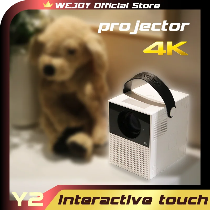 

[2021 Flagship] WEJOY Y2 Touch Projector 4K Mini Portable Android TV WIFI Home Smart Led Projector For Movie LCD Projector Phon