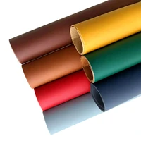 xht 411110 matte color plain pu vegan synthetic leather fabric sheet for making shoebagearringcovercraftclothingsewing