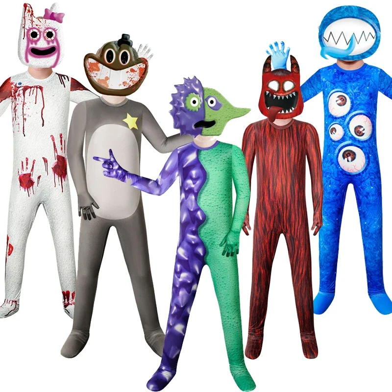 Детский костюм ужасов Garten Of Banban для косплея Banbaleena Hungry Tamy Jester Sheriff Jeff на Хэллоуин с