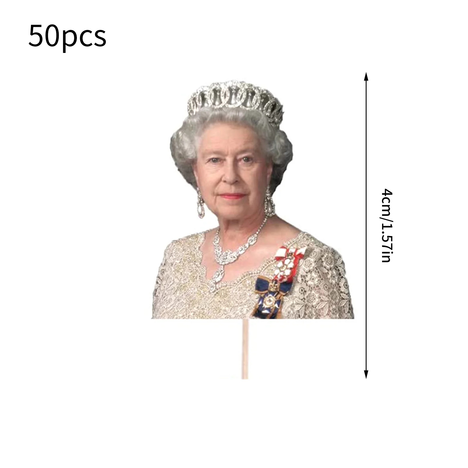 Украшения для торта Королева юбилейта топперы кексов Елизавета флаг Юнион Джек и