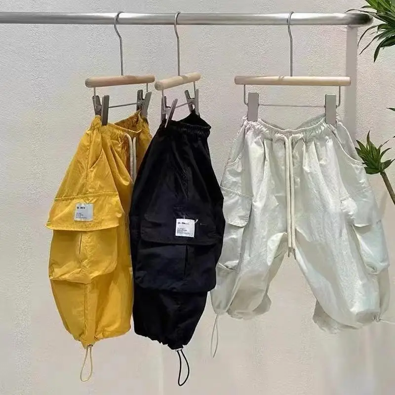 

Kids Boys pants Summer Korean Style Childrens Clothes Style Baby Loose Pants Handsome Childrens Pants Childrens Trousers