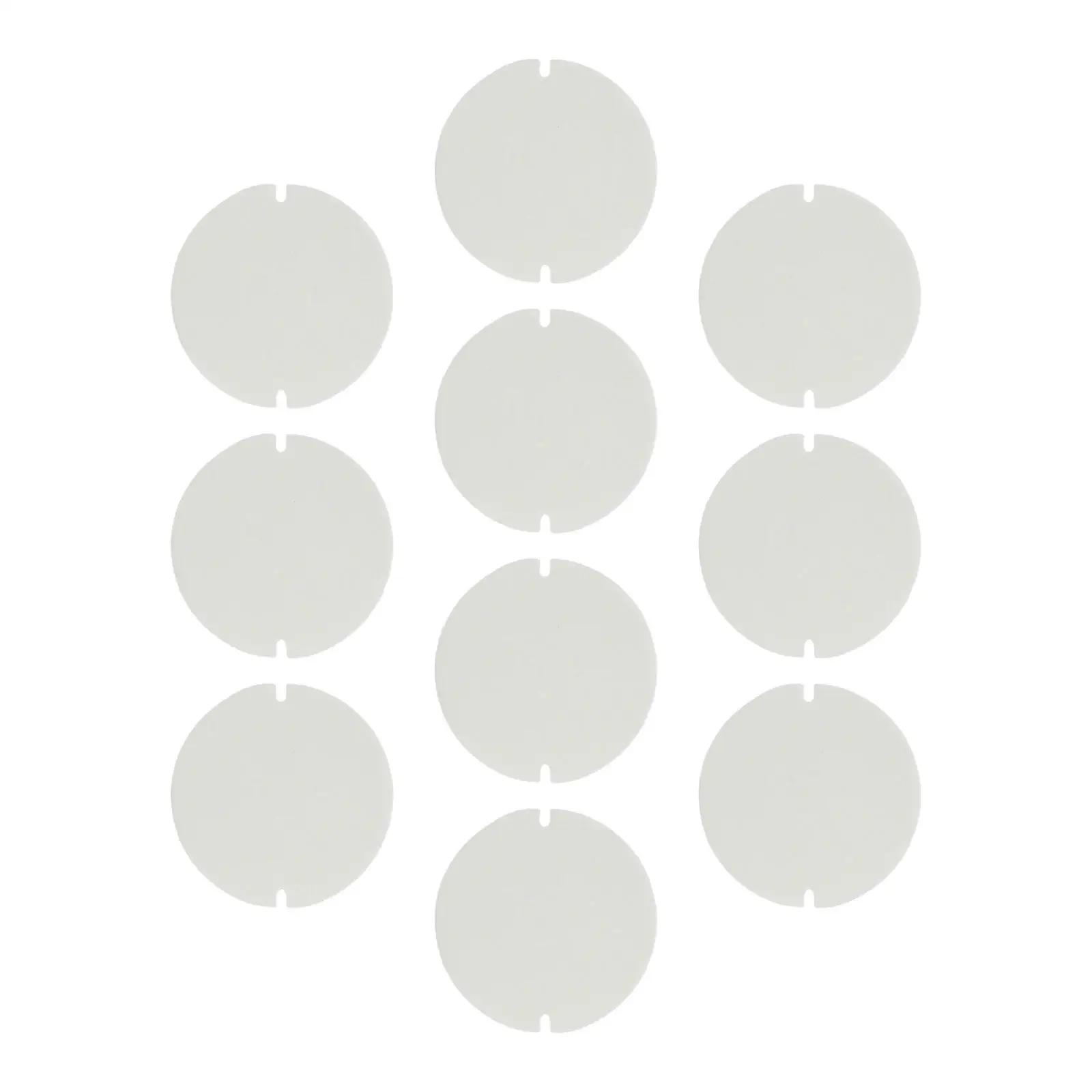 

10 Pieces Stove Pipe Heat Insulation Mat Round Heat Resistant up to 1200°C Easy to Install Durable Seal for Stove Pipe Flap