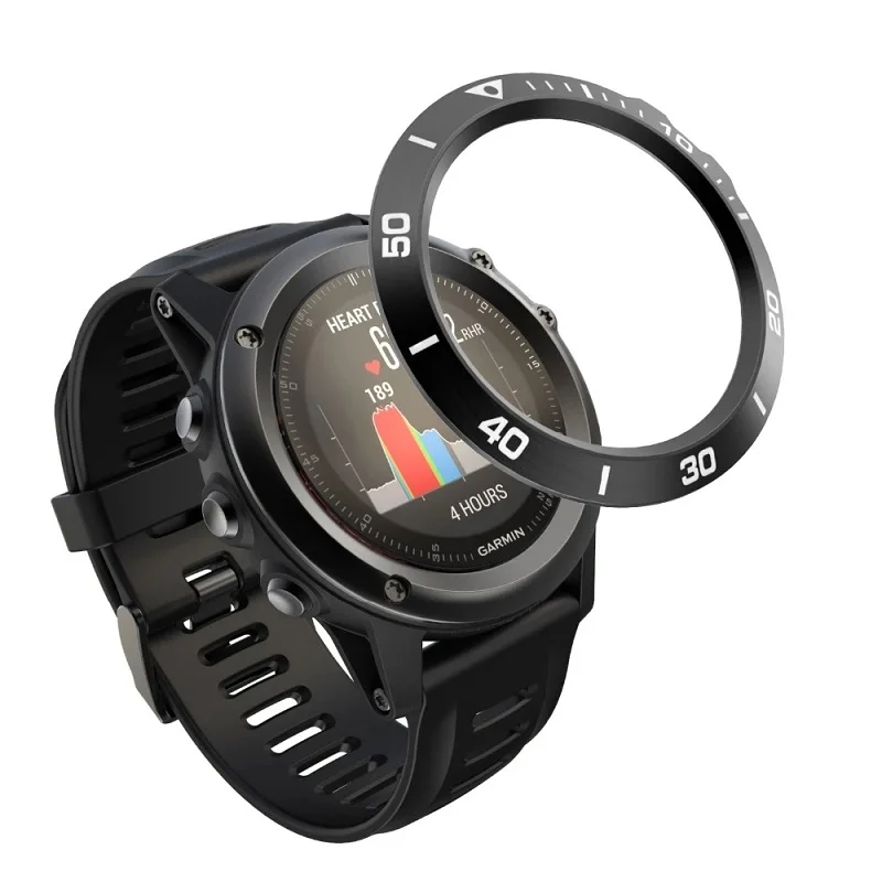 

Steel Protection Bezel Ring Case For Garmin Fenix 3 / Fenix3 HR Watch Speed Adhesive Anti Scratch Metal Cover Frame