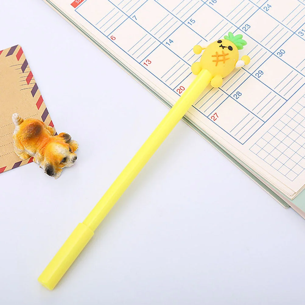 

24 Pcs Cartoon Pen Universal Gel Sign Pens Bulk Ink Adorable Kids Accessories Girls Students Writing Multipurpose