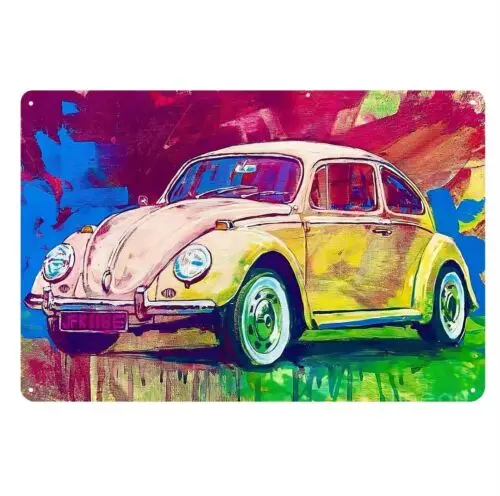 

Металлический плакат Volkswagen 20x30 см